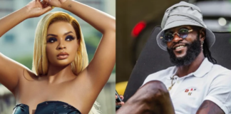 From L-R: Dillish Mathews & Emmanuel Adebayor