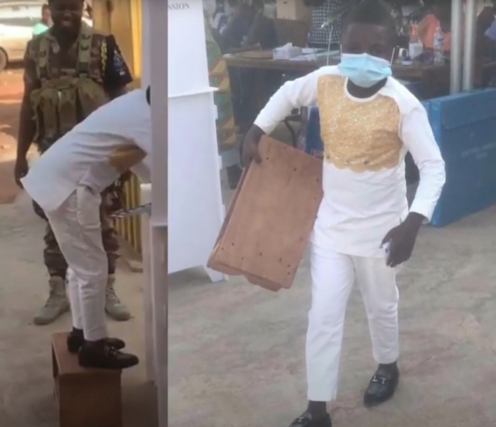 Election 2020: Yaw Dabo casts his vote Election 2020: Yaw Dabo casts his vote