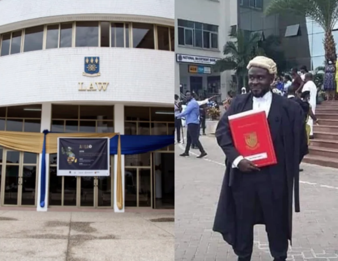 Young man who struggled to see himself through law school dies 1 week after graduating Young man who struggled to see himself through law school dies 1 week after graduating | Adomonline.com