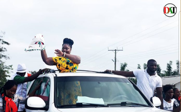 Fantana's mother, Dorcas Affo-Toffey wins Jomoro seat