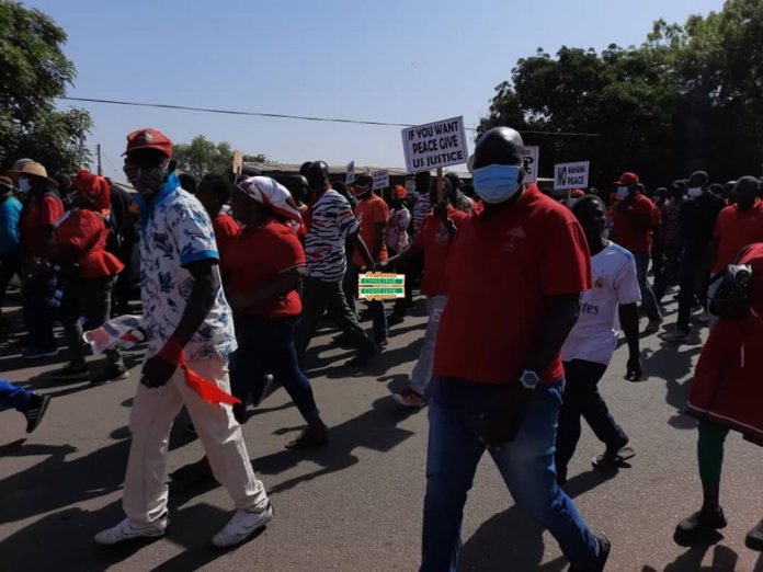 NDC protest NDC protest