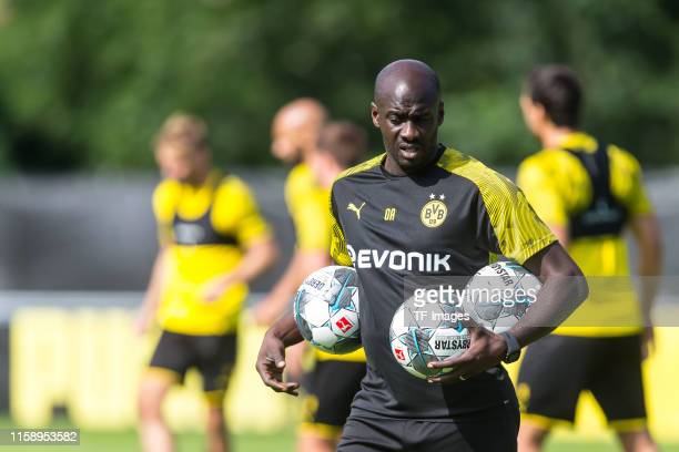 Otto Addo at the training grounds of Dortmund Otto Addo at the training grounds of Dortmund
