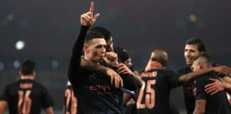 Phil Phoden and Joao Cancelo celebrate © Getty Images