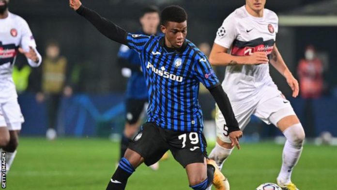 Amad Diallo has played for Atalanta in the Champions League this season Amad Diallo has played for Atalanta in the Champions League this season