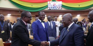 Akufo Addo and Alban Bagbin