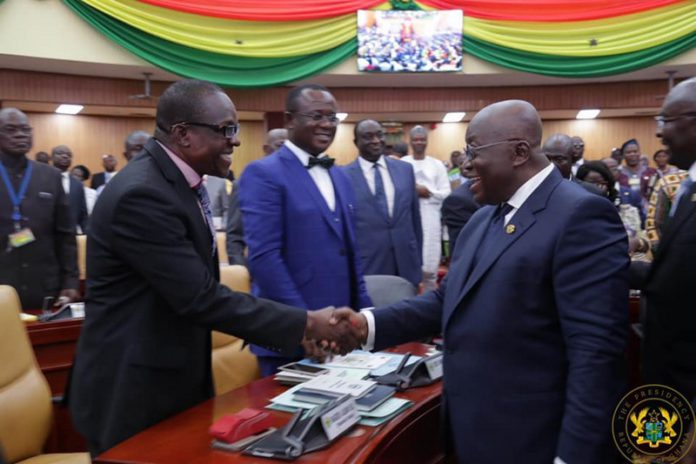 Akufo Addo and Alban Bagbin Akufo Addo and Alban Bagbin