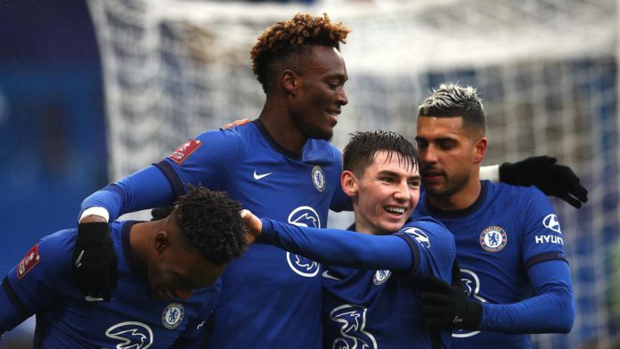 Tammy Abraham celebrates with Chelsea teammates Image credit: Getty Images Tammy Abraham celebrates with Chelsea teammates Image credit: Getty Images