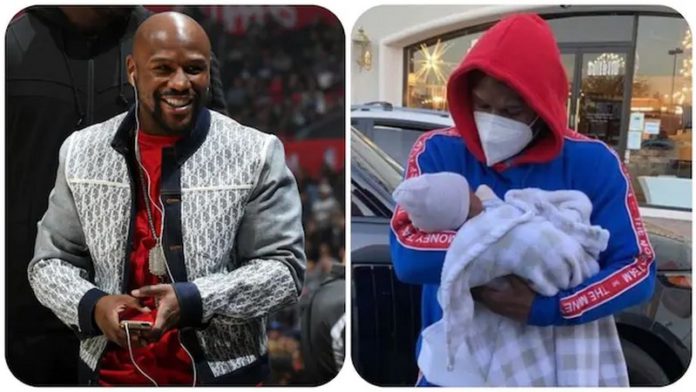 Floyd Mayweather spotted spending time with his grandson Kentrell Jr. Floyd Mayweather spotted spending time with his grandson Kentrell Jr.