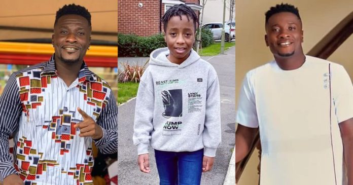 Asamoah gyan and son asamoah gyan and son