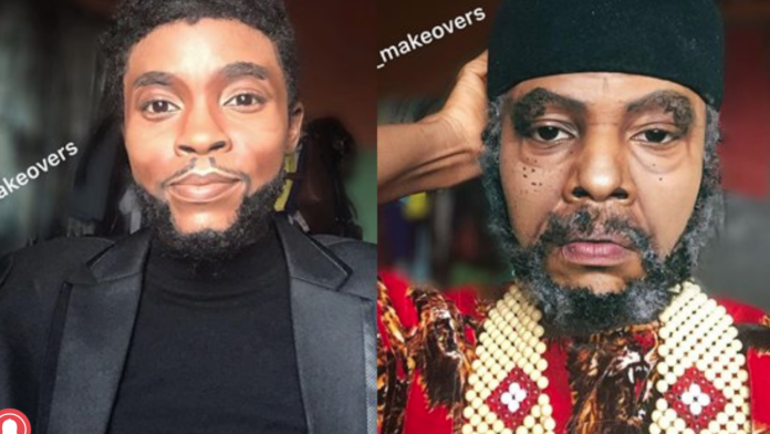 Makeup artiste transforms herself to Chadwick Boseman, Tiwa Savage, Davido, others Makeup artiste transforms herself to Chadwick Boseman, Tiwa Savage, Davido, others