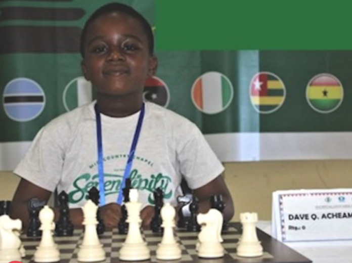 Dave Chief Quansah Acheampong of the Jack and Jill School Eight-year-old Dave Chief Quansah Acheampong of the Jack and Jill School