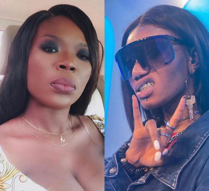 L-R: Delay and Wendy Shay L-R: Delay and Wendy Shay