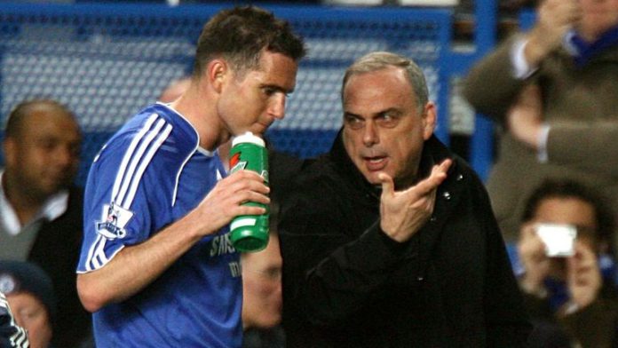 Frank Lampard and Avram Grant Frank Lampard and Avram Grant