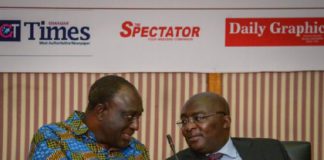 Dr. Mahamudu Bawumia with Alan John Kyerematen