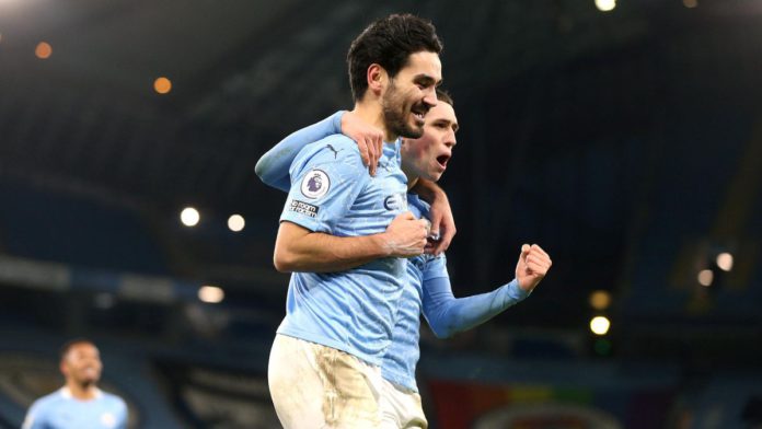 Ilkay Gundogan of Manchester City celebrates Image credit: Getty Images Ilkay Gundogan of Manchester City celebrates Image credit: Getty Images