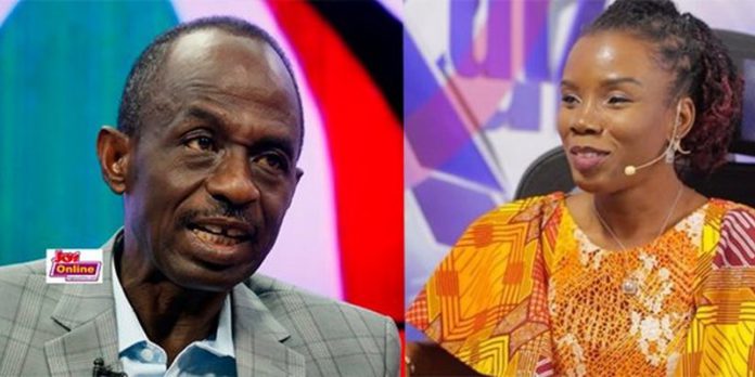 Asiedu Nketia and Professor Elsie Effah Kaufmann, quiz Mistress for the National Science and Maths competition Asiedu Nketia and Professor Elsie Effah Kaufmann, quiz Mistress for the National Science and Maths competition