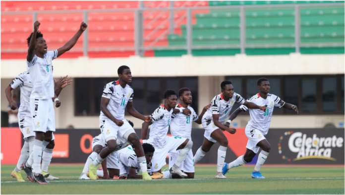Black Satellites celebrate after win over Cameroon Black Satellites celebrate after win over Cameroon