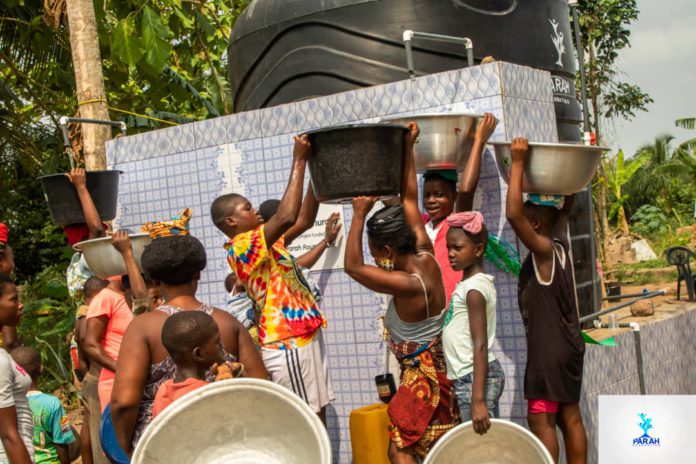 Parah Foundation provides water for Tinkong Tenurase village