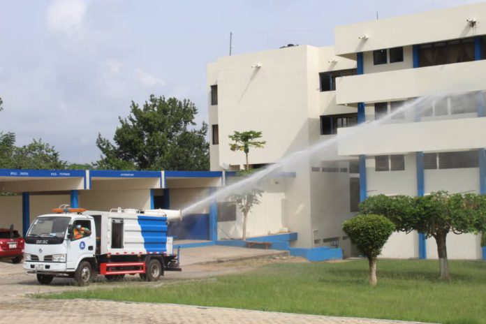 Police disinfection