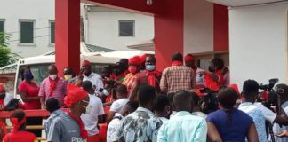 Some section of Hearts of Oak at the club Secretariat