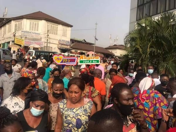 Kejetia traders protest eviction from central market
