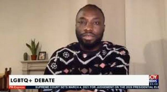 Ghanaian journalist and LGBTQI+ activist Ghanaian journalist and LGBTQI+ activist