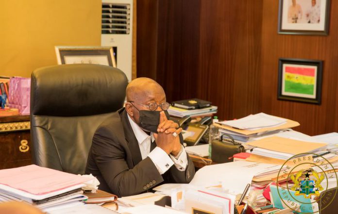 Akufo-Addo Election petition: Akufo Addo's mood in his office