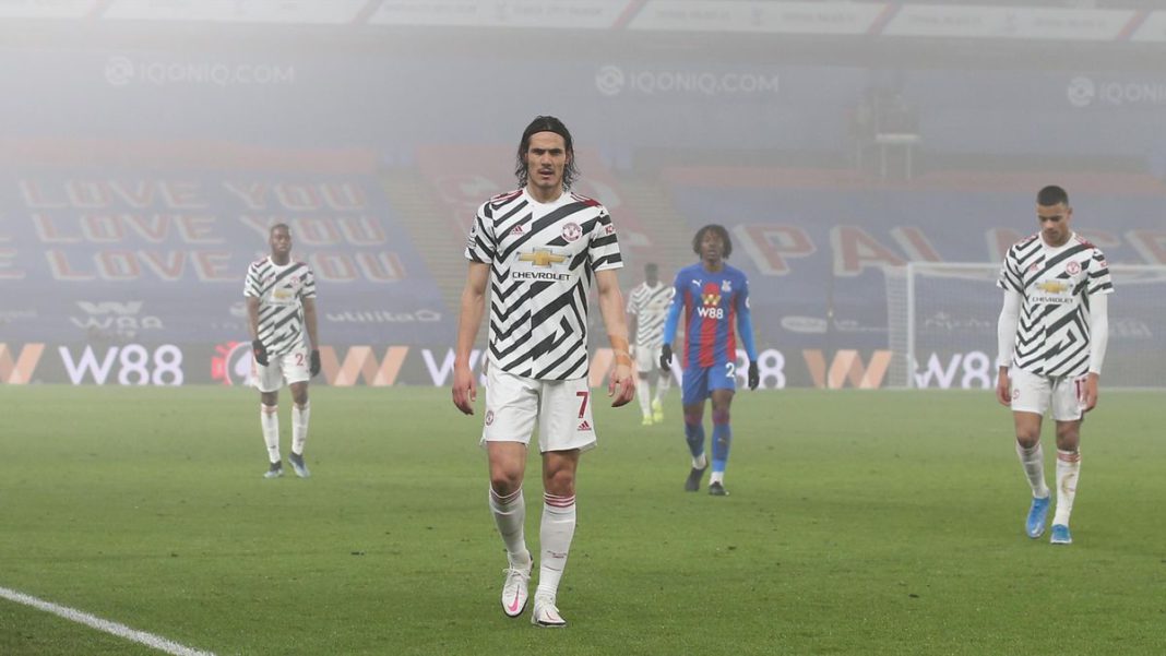 Edinson Cavani of Manchester United walks in at half time during the Premier League match between Crystal Palace and Manchester United at Selhurst Park on March 03, 2021 in London, England Image credit: Getty Images Edinson Cavani of Manchester United walks in at half time during the Premier League match between Crystal Palace and Manchester United at Selhurst Park on March 03, 2021 in London, England Image credit: Getty Images