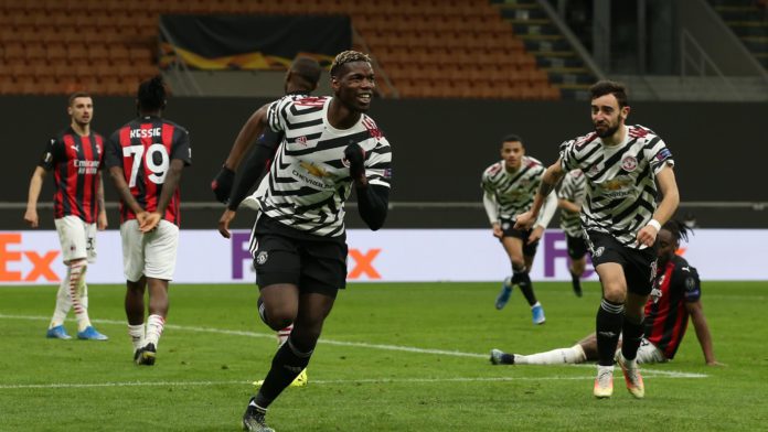 Paul Pogba of Manchester United celebrates Image credit: Getty Images Paul Pogba of Manchester United celebrates Image credit: Getty Images