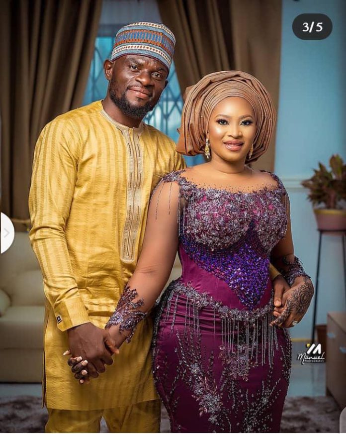 Fatau Dauda and wife