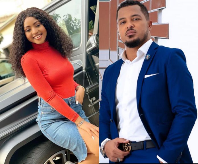 L-R: Regina Daniels and Van Vicker L-R: Regina Daniels and Van Vicker