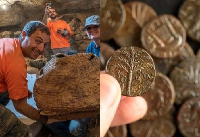 Dozens of fragments of 1,900-year-old biblical scroll and coins found in Judean Desert, along with 6,000-year-old mummy. Dozens of fragments of 1,900-year-old biblical scroll and coins found in Judean Desert, along with 6,000-year-old mummy.