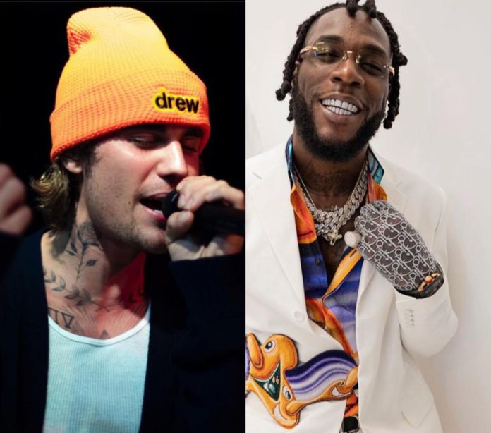 Justin Bieber and Burna Boy