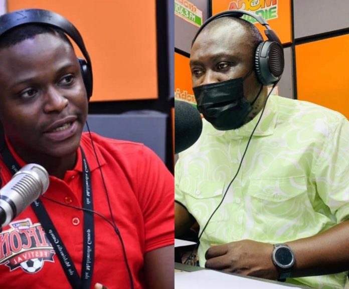 L-R: Eric Asiedu Boadi aka Kegyiwa Nankasa and Kobby Stonne L-R: Eric Asiedu Boadi aka Kegyiwa Nankasa and Kobby Stonne