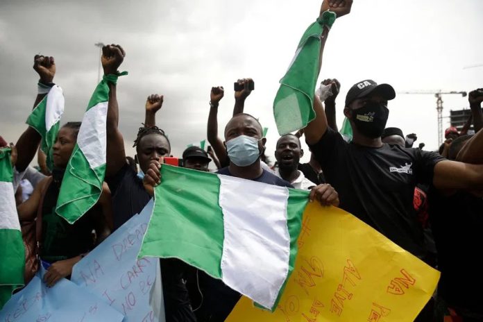 Nigerians protest