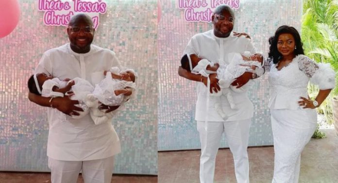 Randy Abbey christen his adorable twins Randy Abbey christen his adorable twins