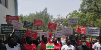 NDC pressure group protest over pink sheets