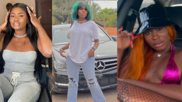 Yaa Jackson and her latest benz Yaa Jackson and her latest benz