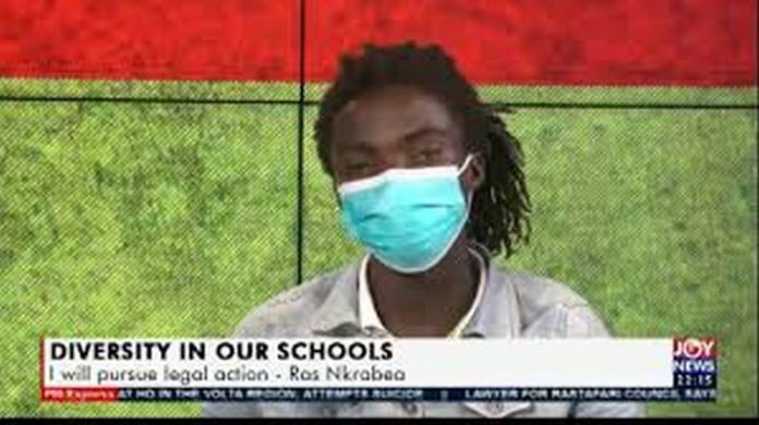 Tyron Marghuy, rejected Achimota dreadlocks student Tyron Marghuy, rejected Achimota dreadlocks student