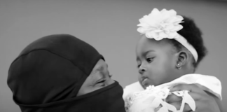 Medikal and his daughter, Island Frimpong