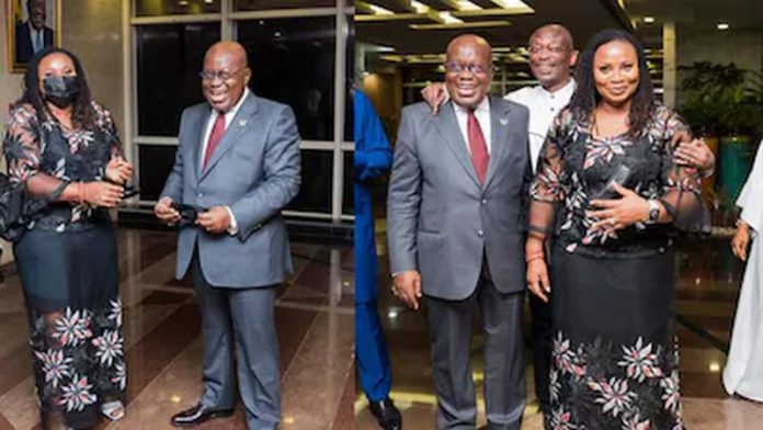 Akufo-Addo meets Charlotte Osei Akufo-Addo meets Charlotte Osei