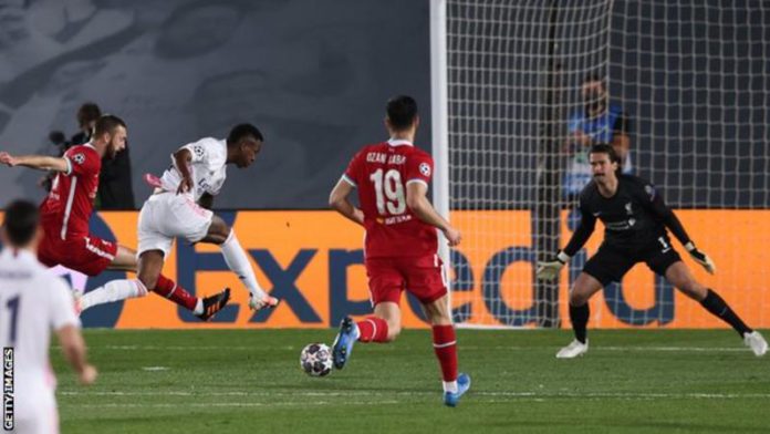 Vinicius Junior (20y 268d) is the second youngest scorer for Real Madrid in a Champions League knockout match, after Raul (18y 253d) in March 1996 against Juventus Vinicius Junior (20y 268d) is the second youngest scorer for Real Madrid in a Champions League knockout match, after Raul (18y 253d) in March 1996 against Juventus