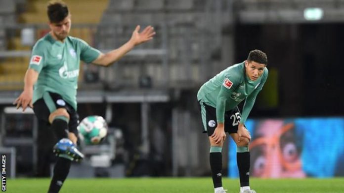 Schalke have been relegated from the Bundesliga for the first time in 33 years Schalke have been relegated from the Bundesliga for the first time in 33 years
