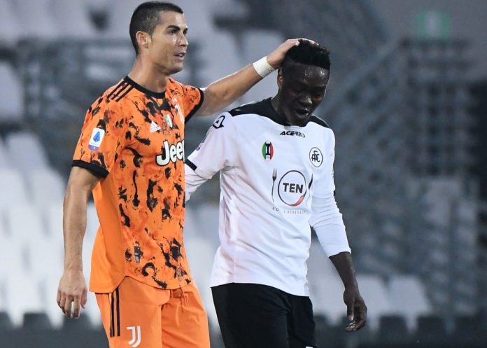Emmanuel Gyasi and Cristiano Ronaldo Emmanuel Gyasi and Cristiano Ronaldo