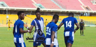 Great Olympics players celebrate