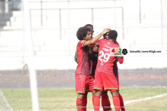 Asante Kotoko celebrate Asante Kotoko celebrate