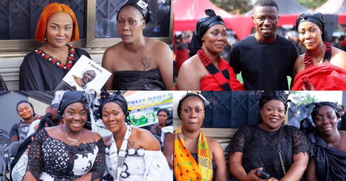 Funeral of mother of Kumawood actress Borga Sylvia Sandra Adu