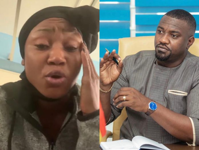L-R: Akuapem Poloo and John Dumelo L-R: Akuapem Poloo and John Dumelo