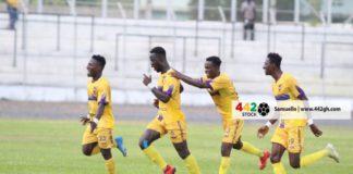 Medeama players celebrate