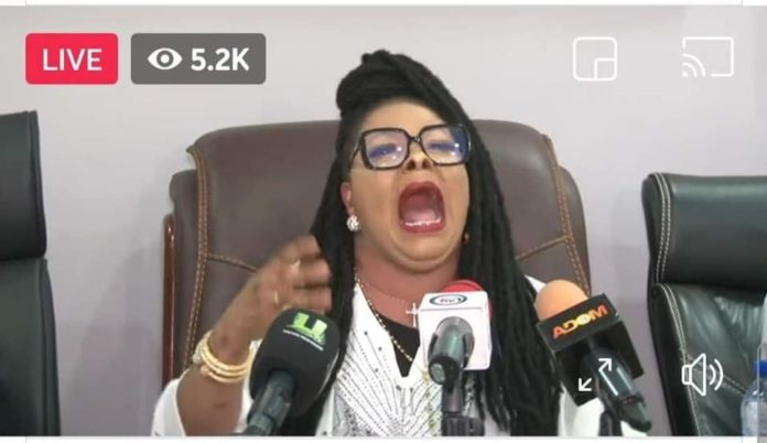 Nana Agradaa at her post-bail interview